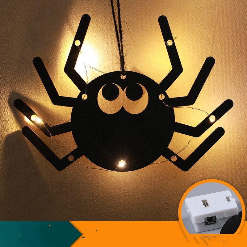 Halloween LED Decorative Lights Luminescent Spider Listing Home Decor Lamp