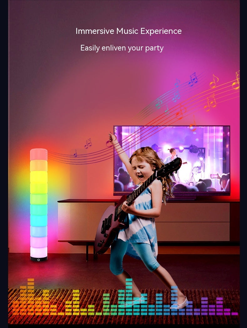Full Color RGBIC Ambience Light Music Audio Floor Lamp Home Decor
