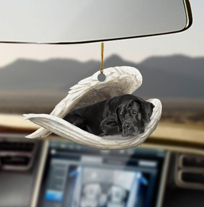 Car Pendant Sleeping Dog Angel Home Decor Acrylic Showcase Hanging Ornaments For Doors