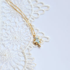 Japanese light luxury jewelry 18k gold necklace