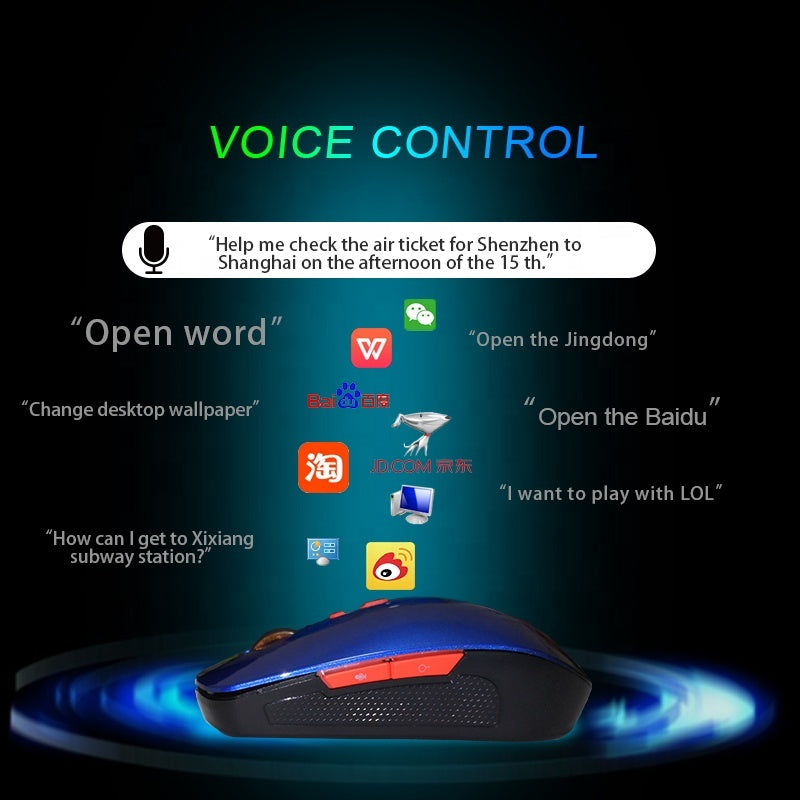 Smart voice wireless mouse