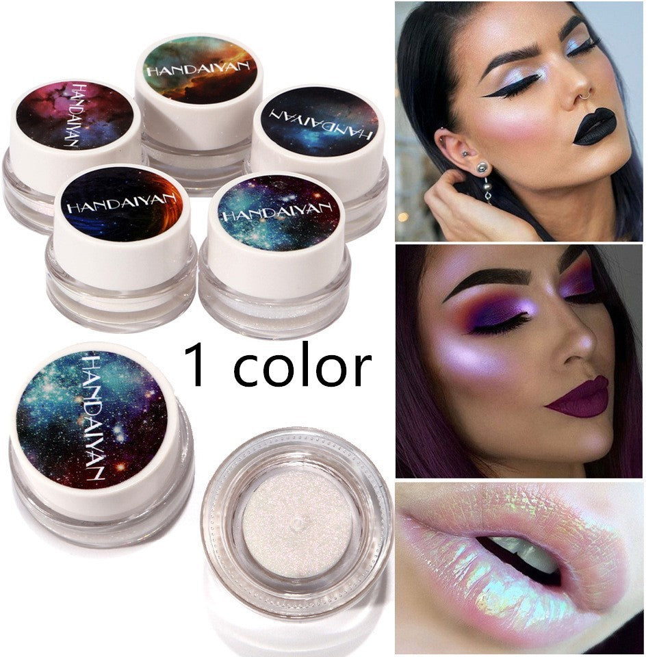 5 Colors Aurora Chameleon Highlighter 3D Shine Shimmer Eyeshadow Bronzer Contour Cream Rainbow Highlighting Beauty Cosmetics