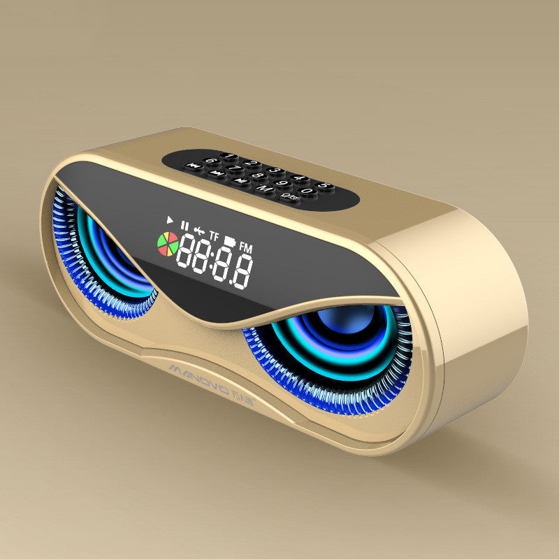 Colorful lights, dual speakers, digital buttons, song, Bluetooth speaker