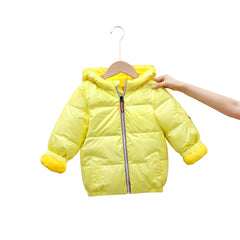 Children's Space Glossy Padded Down Jacket