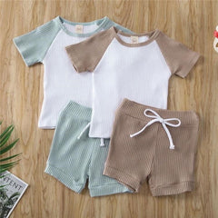 Shirt Shorts 2pcs For Baby Clothes Boy Kids Boys Clothing