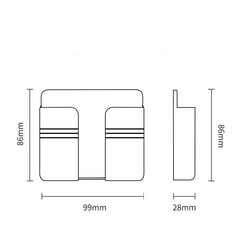 Mobile Phone Charging Storage Rack Punch-free Sticky Storage Box