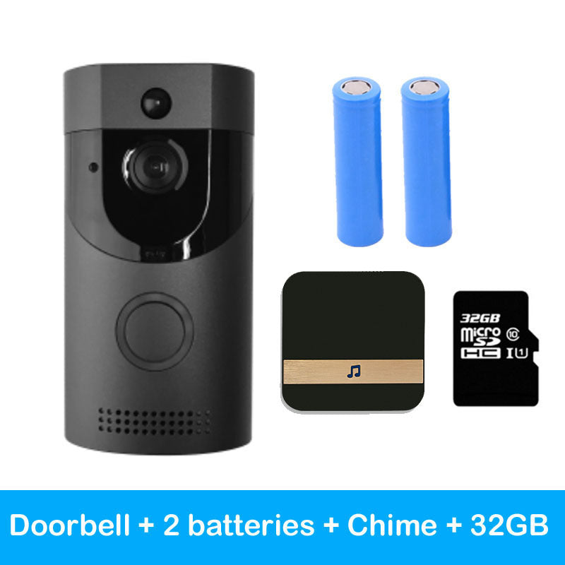 Home alarm smart wifi video doorbell wireless video intercom doorbell mobile phone remote video sea H1 program