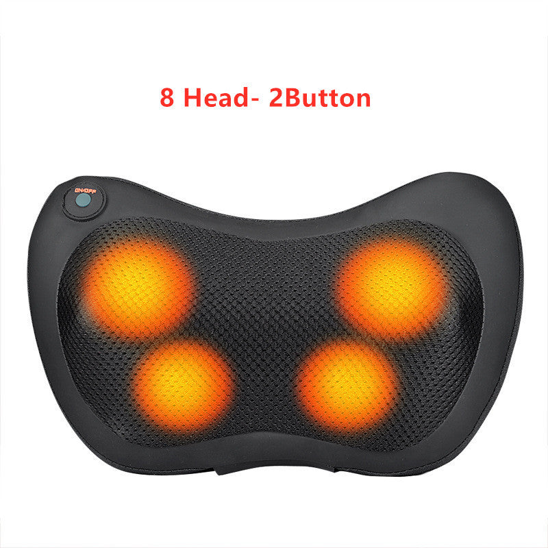 Neck Massager Home Car Neck Cervical Massage Electric Multifunctional Massage Pillow Waist Back Relaxation Device