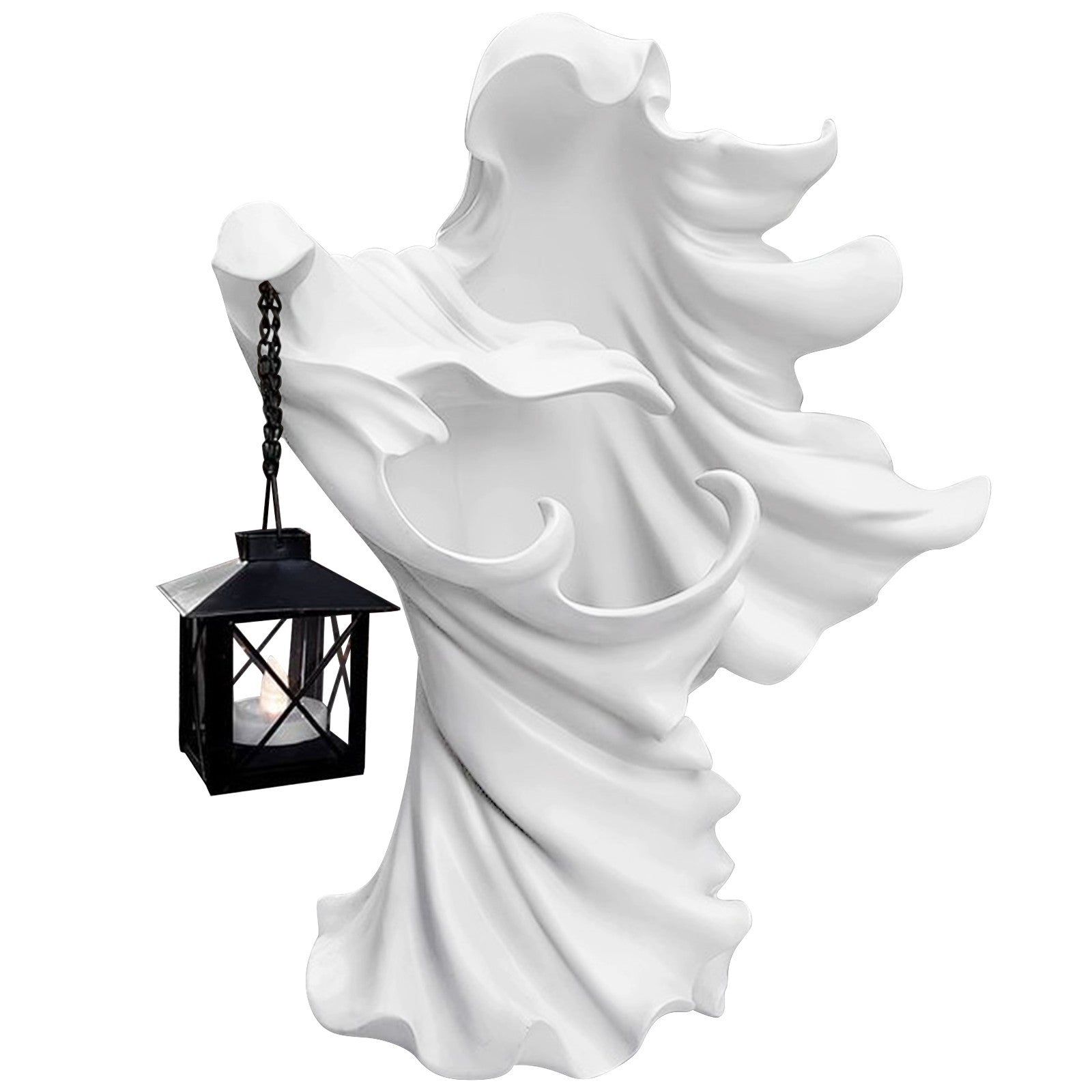 Faceless Ghost Sculpture Halloween Ghoul Resin Sculpture Decoration Party Decoration For Home Decor