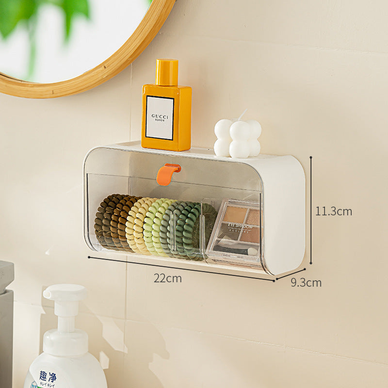 Wall Hanging Grid Storage Box Home Toilet Supplies Household Household Small Supplies Appliances