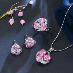 Zircon jewelry set