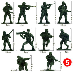 Wholesale Little Soldier Toy 100 Puppet Figures