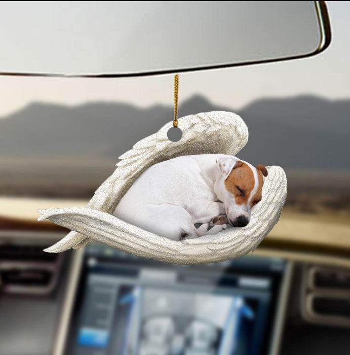 Car Pendant Sleeping Dog Angel Home Decor Acrylic Showcase Hanging Ornaments For Doors