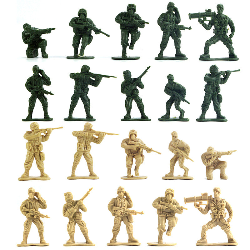 Wholesale Little Soldier Toy 100 Puppet Figures