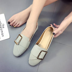 Single-layer shoes for woman