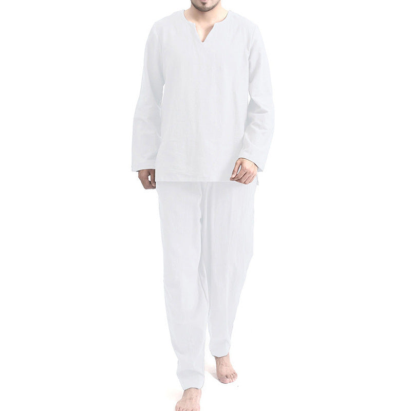 Casual Pajamas Two-piece Thin Breathable And Loose