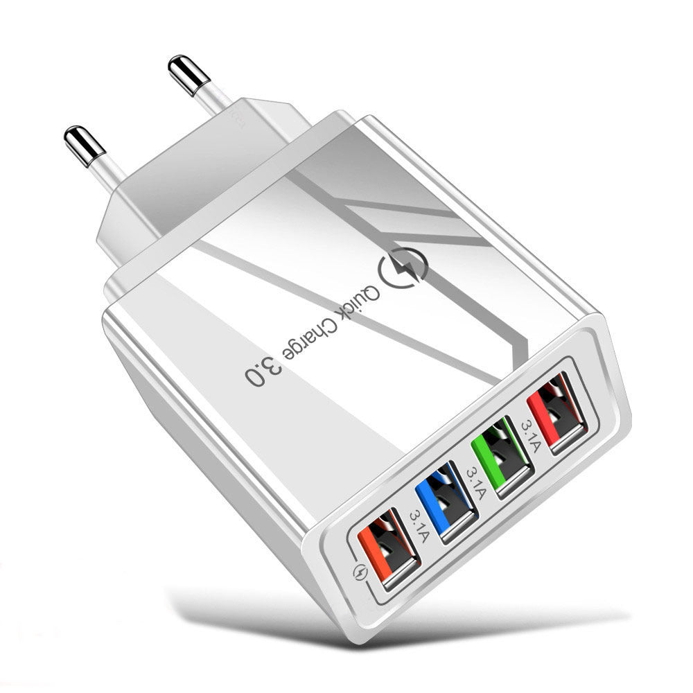 Luminous Color Mobile Phone Charging Head Intelligent 3A