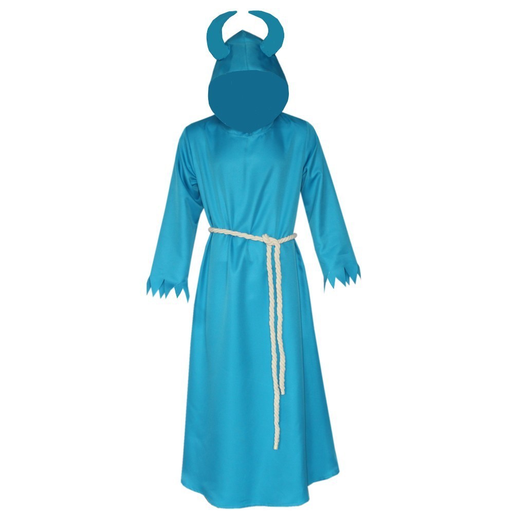 Halloween Medieval Horns Death Devil Wizard Cloak Cospiay Costume