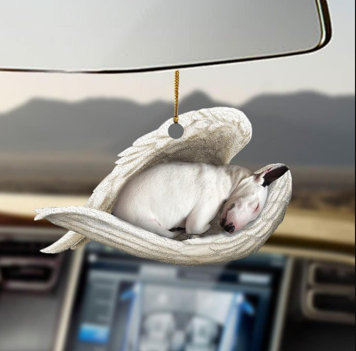 Car Pendant Sleeping Dog Angel Home Decor Acrylic Showcase Hanging Ornaments For Doors