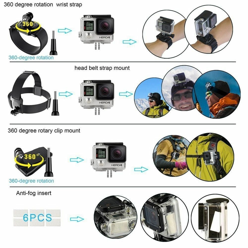 Sports DV camera accessories