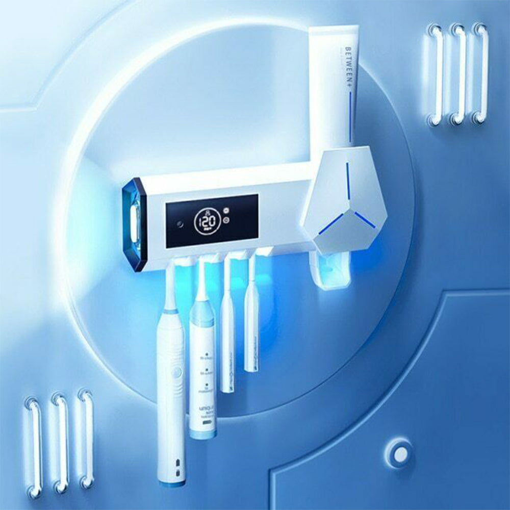 Toothbrush Sterilizer Adopts A Dual Mode Wall Mounted UVC Ultraviolet Active Circulating Sterilization System