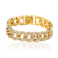 Cuban Bangle Bracelet Fashion Trendy Men's Jewelry