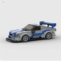 Creative MOC Technology Vehicles Tesla Toy Cars