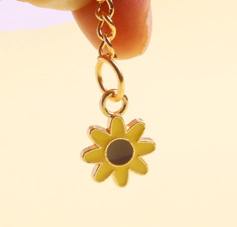 Keychain Accessories Cute Flower Clothes Accessories Badge Ornaments