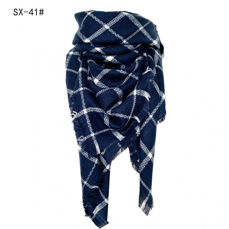 Women's Warm Fashionable Outerwear Shawl