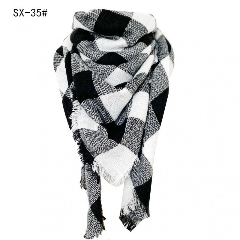 Women's Warm Fashionable Outerwear Shawl