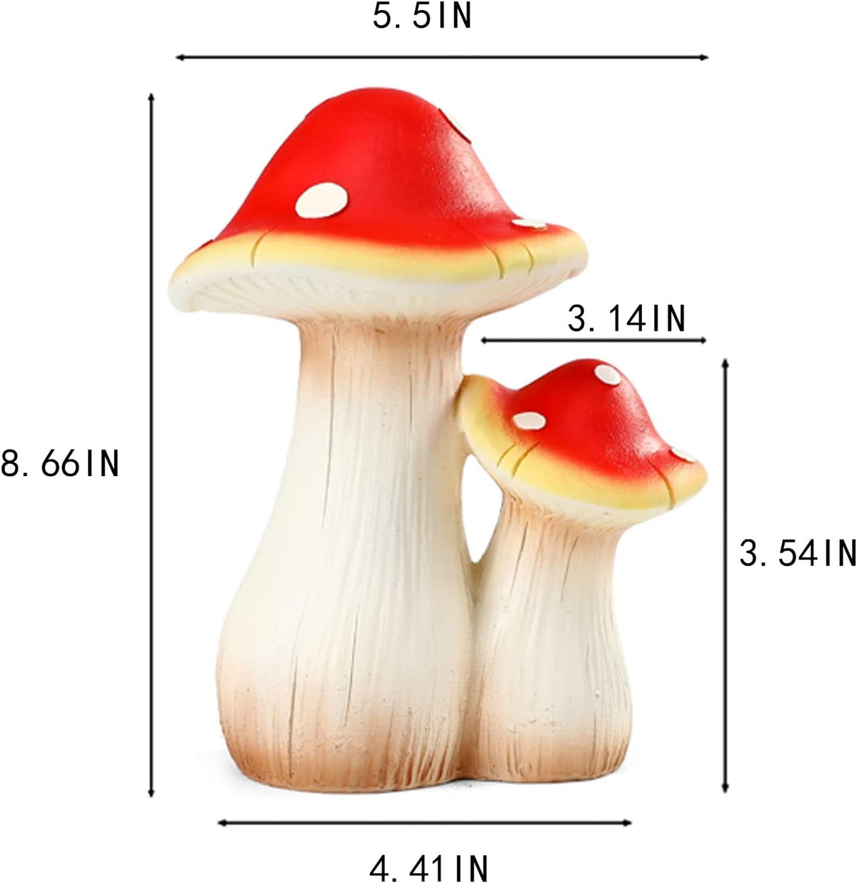 Garden Villa Garden Outdoor Resin Mushroom Decoration