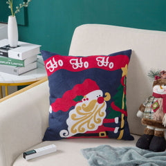 Household Supplies New Christmas Embroidery Pillow Case