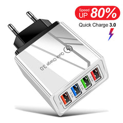 Luminous Color Mobile Phone Charging Head Intelligent 3A