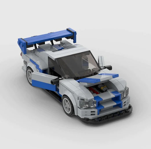 Creative MOC Technology Vehicles Tesla Toy Cars