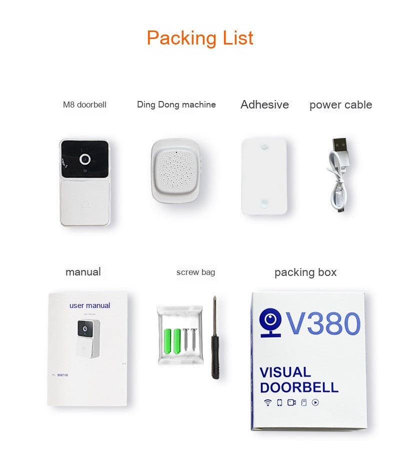 Wireless Visual Home Smart Doorbell Camera