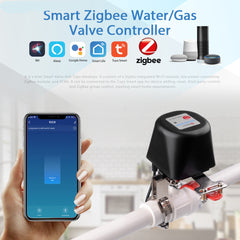 Black Household Graffiti Smart Home Valve