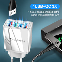 Luminous Color Mobile Phone Charging Head Intelligent 3A