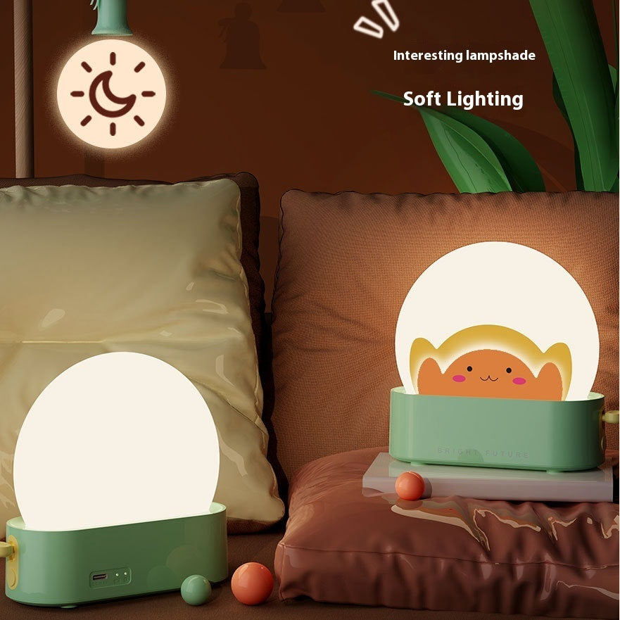 Bread Maker Small Night Light Children Bedside Lighting Timing Table Lamp Home Decor