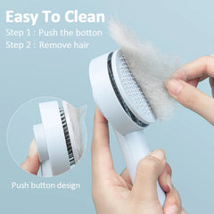 Pet Needle Comb Hair Remover Brush Dog And Cat Pet Comb Self Cleaning Massage Brushes Grooming Supplies