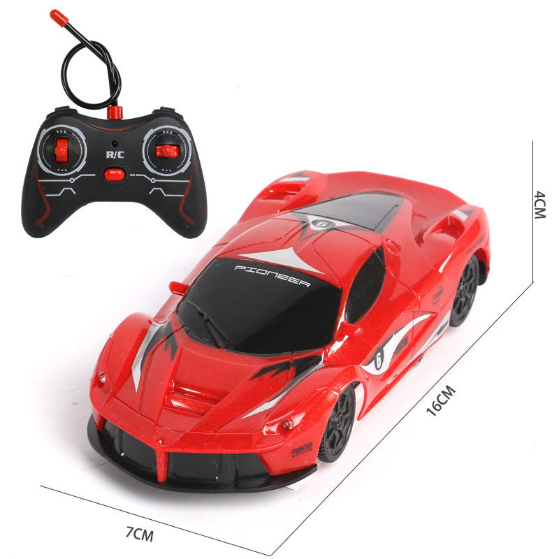 Electric Remote Control Charging Wall-climbing Car Suction Wall Climbing Drift Four-wheel Drive Car Children's Toy Suction Wall Racing Car