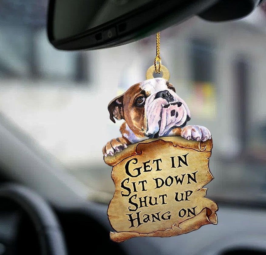 Car Pendant Sleeping Dog Angel Home Decor Acrylic Showcase Hanging Ornaments For Doors