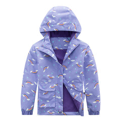 Kids' Coat Windproof Waterproof Jacket Fleece-lined Camouflage Clothing