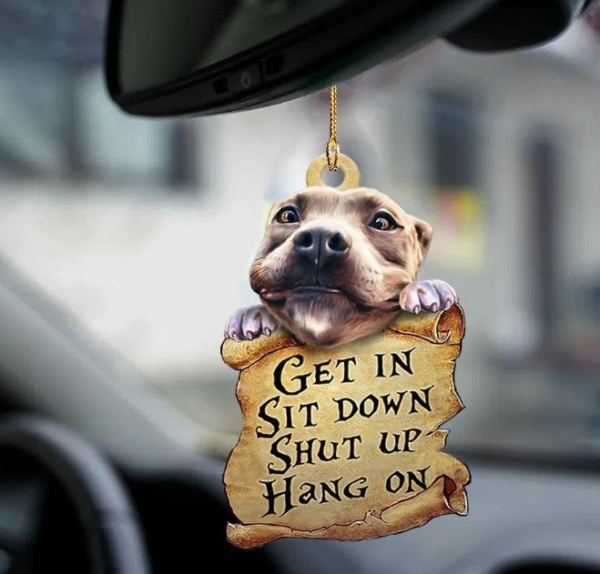 Car Pendant Sleeping Dog Angel Home Decor Acrylic Showcase Hanging Ornaments For Doors