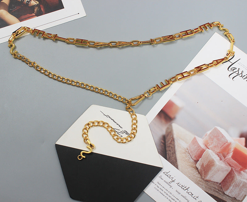 Womens Waist Chain Accessories Female Belt Decoration