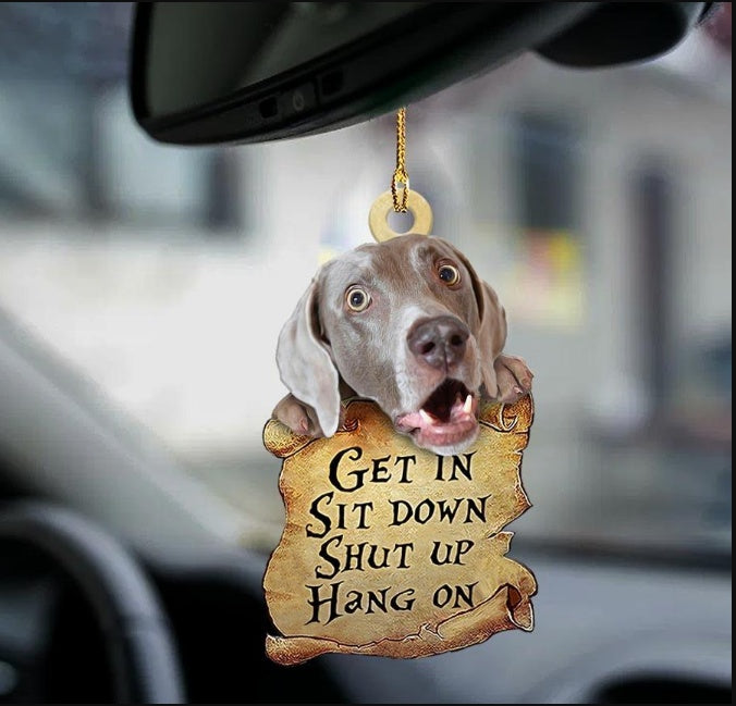 Car Pendant Sleeping Dog Angel Home Decor Acrylic Showcase Hanging Ornaments For Doors