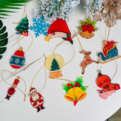 Christmas Decor Car Pendant Hanging Ornament Home Decoration Interior Decoration Pendant